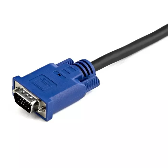 StarTech.com Male USB A VGA to Male VGA KVM Cable 3m, SVECONUS10