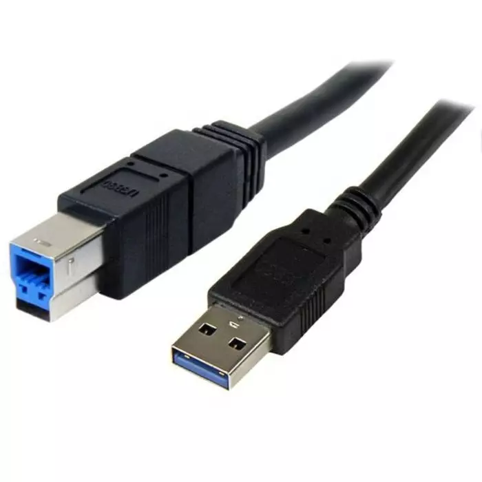 StarTech.com Male USB A to Male USB B Cable 5 Gbps USB 3.0 3m, USB3SAB3MBK