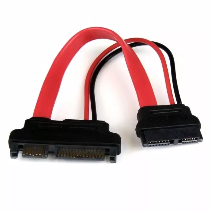 StarTech.com Female Slimline SATA to Male SATA Data Power Cable 152.4mm, SLSATAADAP6