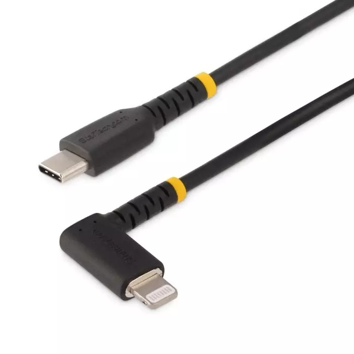 StarTech.com Male USB C to Male Lightning Cable 480 Mbps USB 2.0 2 m, RUSB2CLTMM2MR