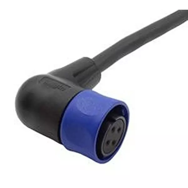 BULGIN LIMITED Cir Cable, 3P R/A Rcpt-Free End, 3.3Ft, PXP4002/001/03S.