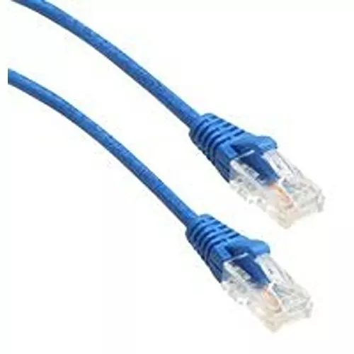 AMPHENOL CABLES ON DEMAND Patch Cable, 8P8C, Rj45 Plug-Plug, 3 , MP-6A28GNSBLU-003