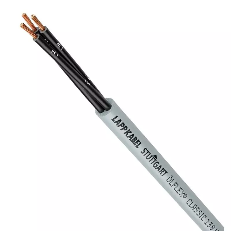 LAPP Unshld Flex Cable, 3Cond, 2.5 mm2, 100M, 1123140