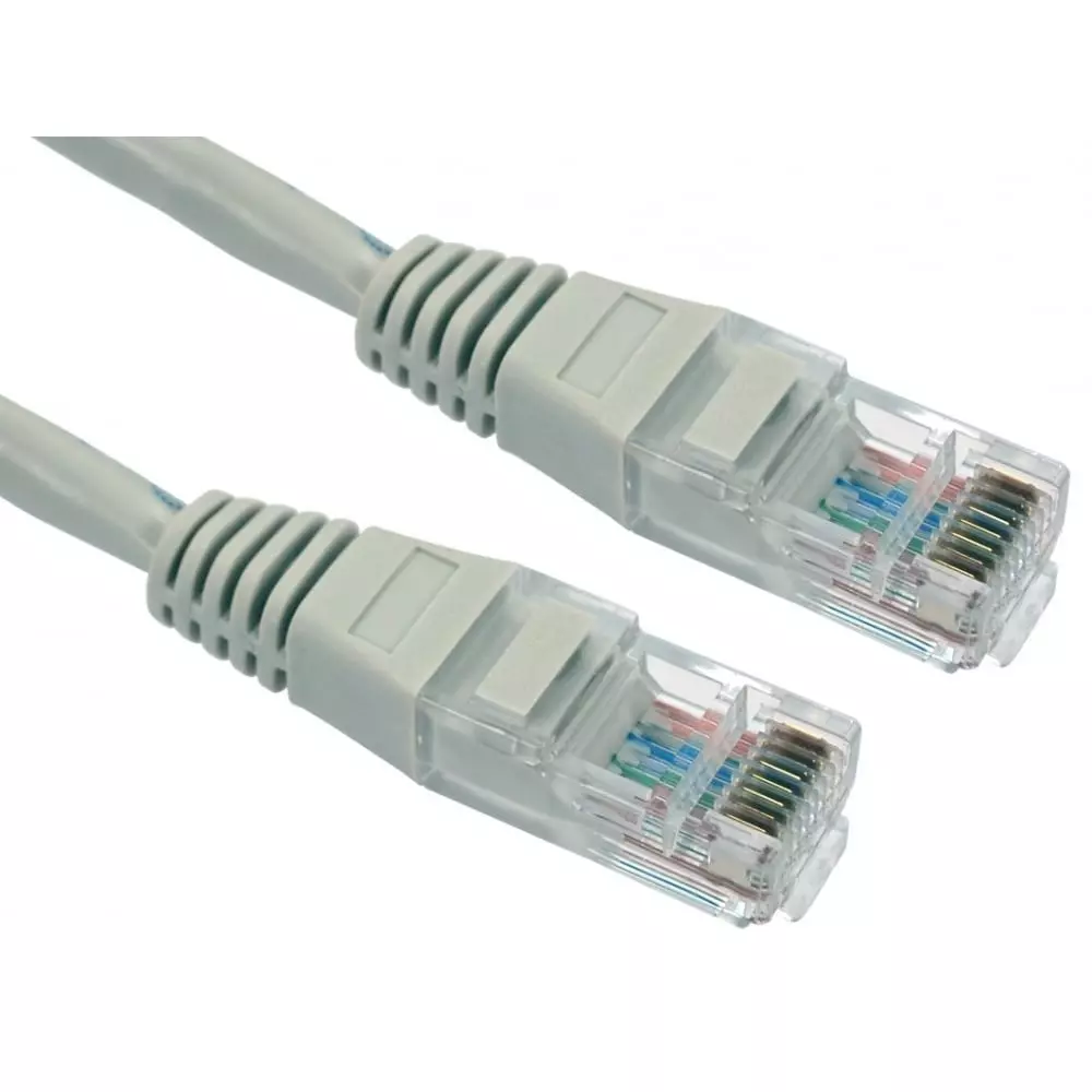 RS PRO Ethernet Cable Polyvinyl Chloride 1 m Length Grey, 2863418