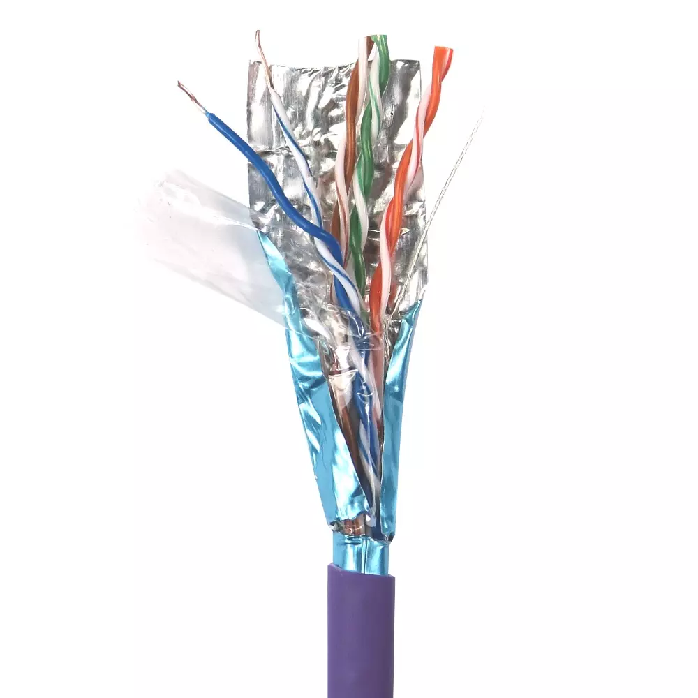 RS PRO Ethernet Cable Low Smoke Zero Halogen 305 m Length Purple, 199196