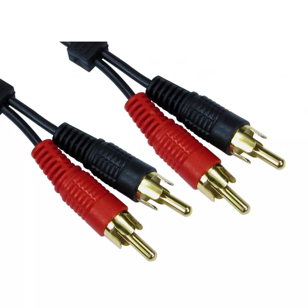 RS PRO RCA Cable Polyvinyl Chloride RCA Male Male 1.2 m Length, 2862810