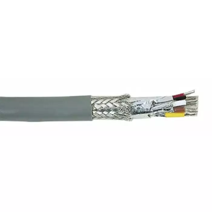 Alpha Wire Coaxial Cable 7/36 Core Strand Grey 100 m Length, 9854C SL033
