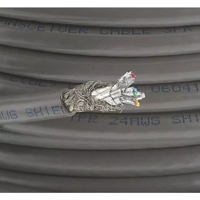 Alpha Wire Coaxial Cable 7/36 Core Strand Grey 30 m Length, 9854C SL005
