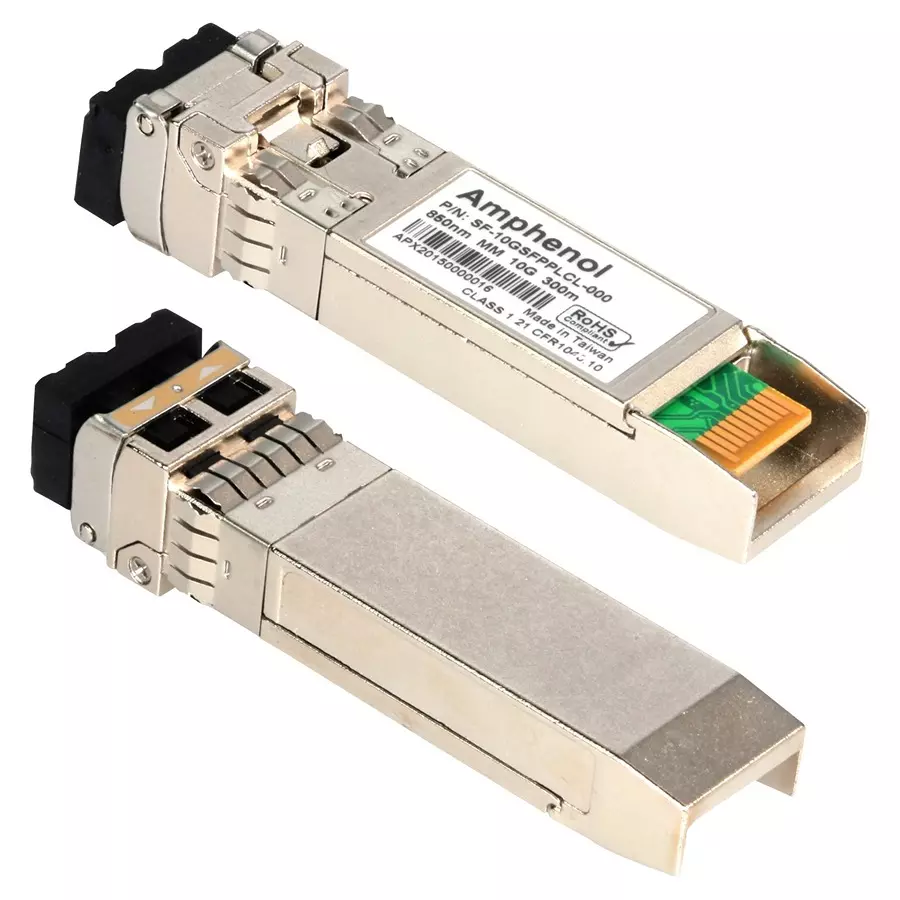 AMPHENOL CABLES ON DEMAND NETWORK CABLE, SFP+ PLUG-PLUG, 2M, SF-SFPOPTIKIT-002