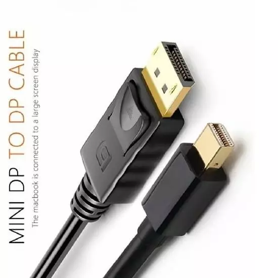 Mak World Mini Display Port Cable 1.8 m Black