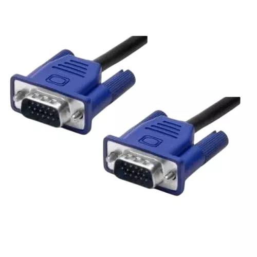 LOTA High-Quality VGA to VGA Cable Male to Male 15-Pin Black & Blue 1.8 m, MST-785-LT