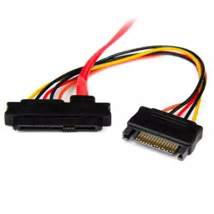 StarTech.com Male Internal Mini-SAS to Female Male SATA Power x 4 & SFF-8482 x 4 Cable 500 mm, SAS808782P50