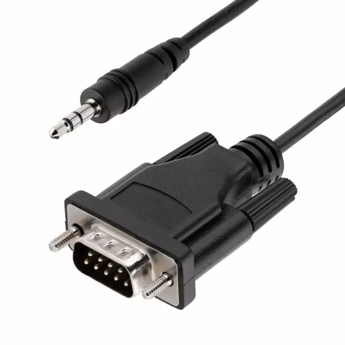 StarTech.com Male 9 Pin D-sub to Male 3.5mm Stereo Jack Serial Cable, 1m PVC, 9M351M-RS232-CABLE