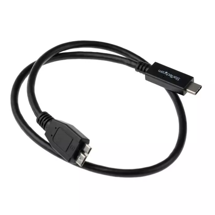 StarTech.com Male USB-C to Male Micro USB B Cable 10 Gbps USB 3.1 500mm, USB31CUB50CM