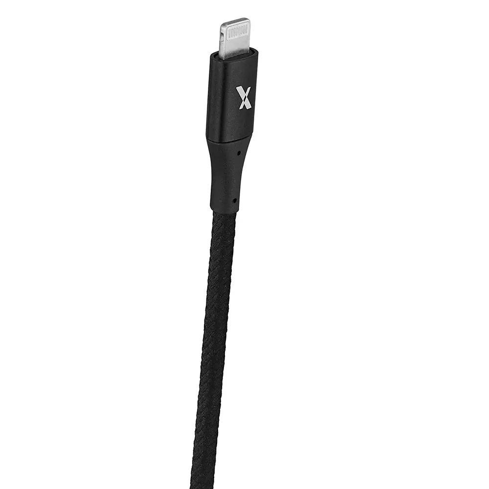 Flix Beetel Lightning Cable 480 Mbps Data Transfer Rate 1 m Cable Length Black, XCD-L103