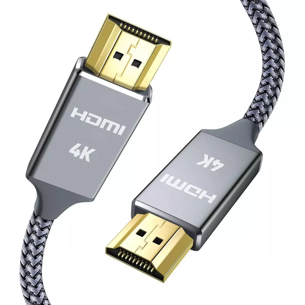 EVTeq 4K HDMI Cable 20 m Grey Round for Digital Cameras, Laptops & Camcorders Use, EV-H4-020
