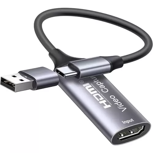 PremiumAV 4K HDMI to USB 3.0 Type C Video Converter Screen Record Device for Streaming, Gaming, Video, MST-3163