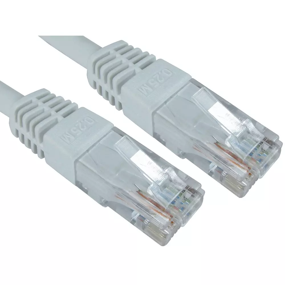 RS PRO Ethernet Cable Polyvinyl Chloride 1.5 m Length White, 2646524