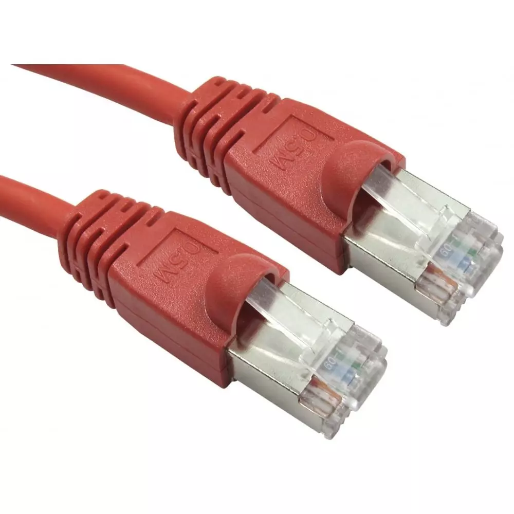 RS PRO Ethernet Cable Low Smoke Zero Halogen 3 m Length Red, 2863242