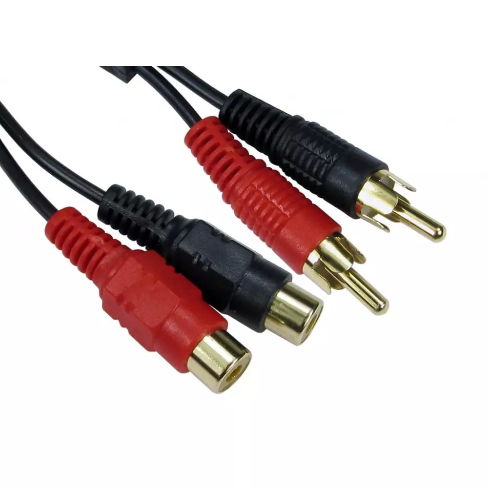 RS PRO RCA Cable Polyvinyl Chloride RCA Male 10 m Length, 2862825
