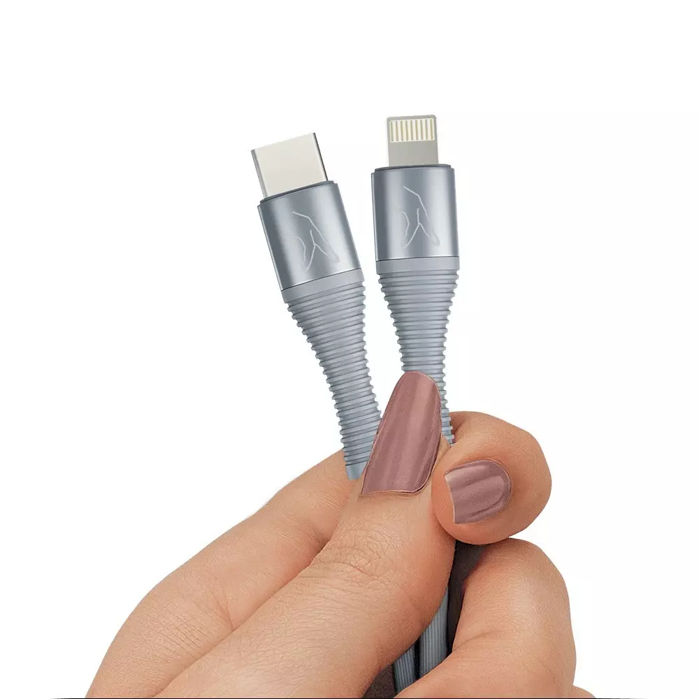 fingers-type-c-to-lightning-cable-1-m-cable-length-tpe-round-material-480-mbps-transfer-speed-steel-grey-color-fmc-c2l2