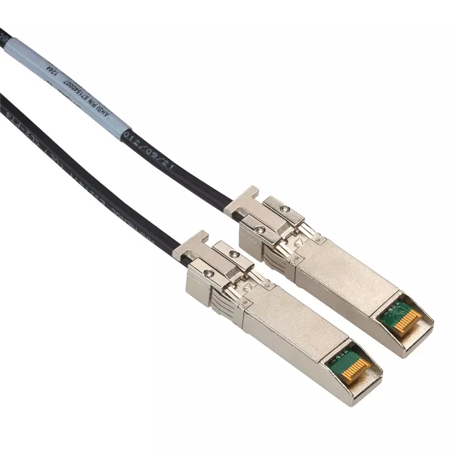 AMPHENOL CABLES ON DEMAND COMPUTER CABLE , SFP+28 PLUG, 1M, BLACK, SF-NDCCGF28GB-001M