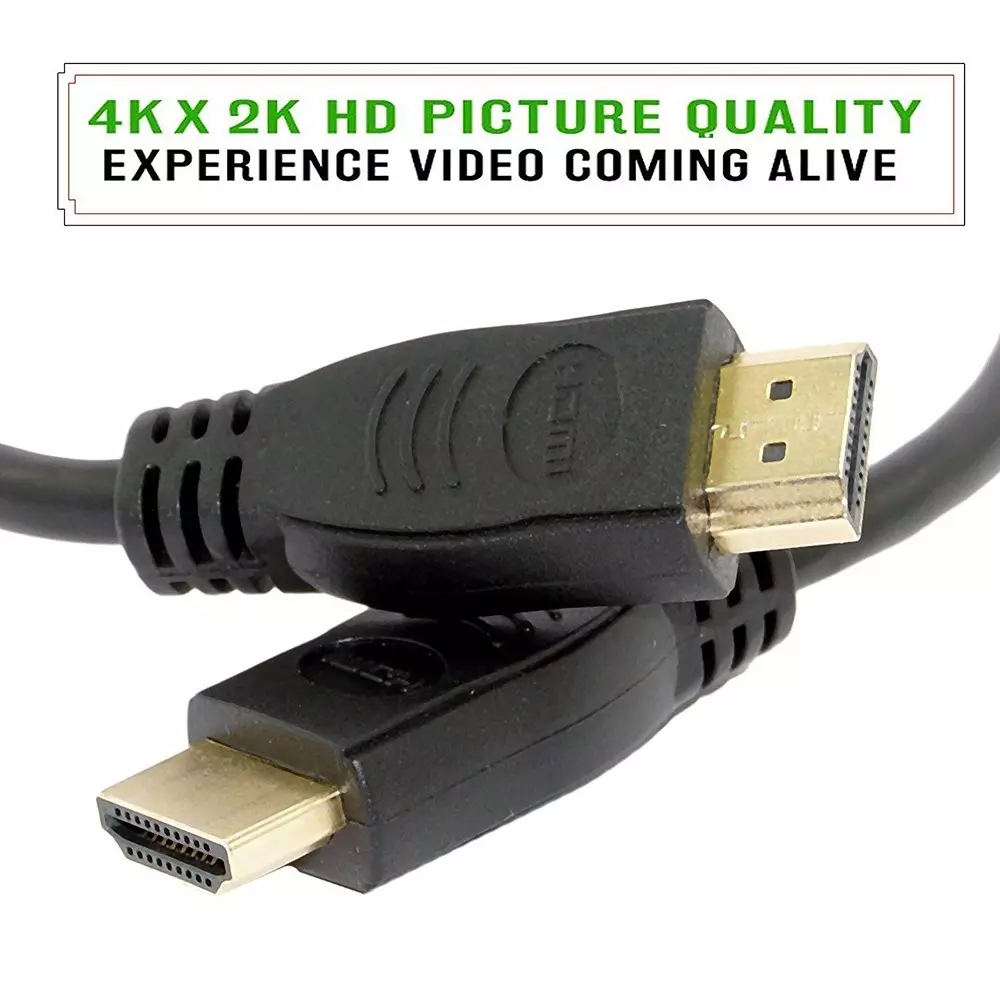 FEDUS HDMI Cable Male to Male Black 5 m Gold Plated