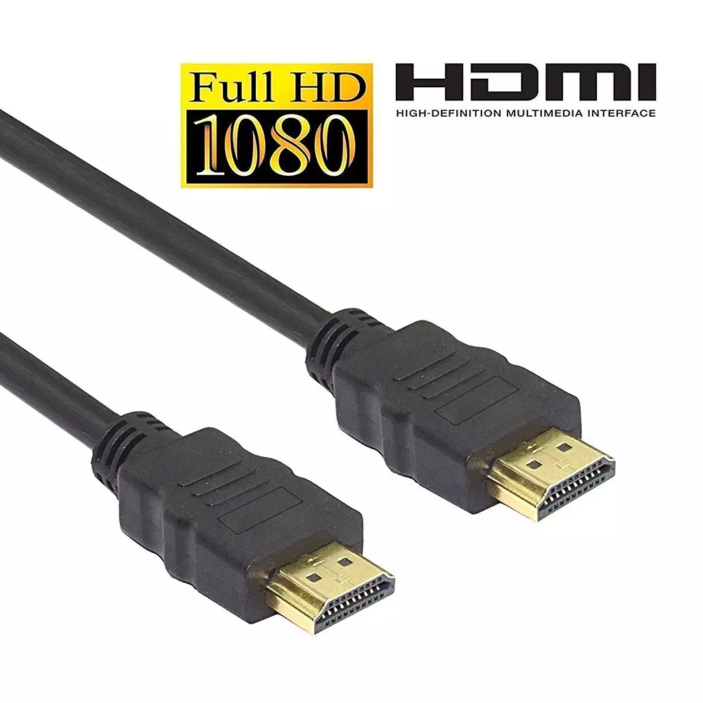 FEDUS HDMI Cable Male to Male Black 5 m Gold Plated