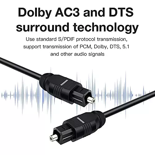 FEDUS Optical Audio Cable 1.5 m Black