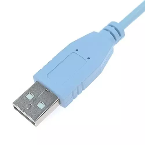 LOTA USB to Mini USB Console Cable Blue 1.8 m with Cisco Routers and Switches, MST-3001-LT