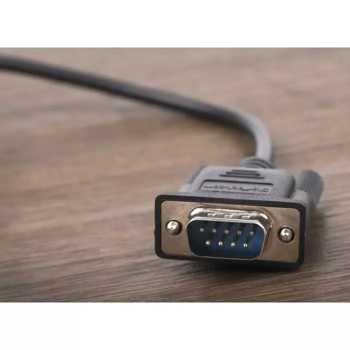 StarTech.com Male 9 Pin D-sub to Female 9 Pin D-sub Serial Cable 2 m PVC, MXT1002MBK