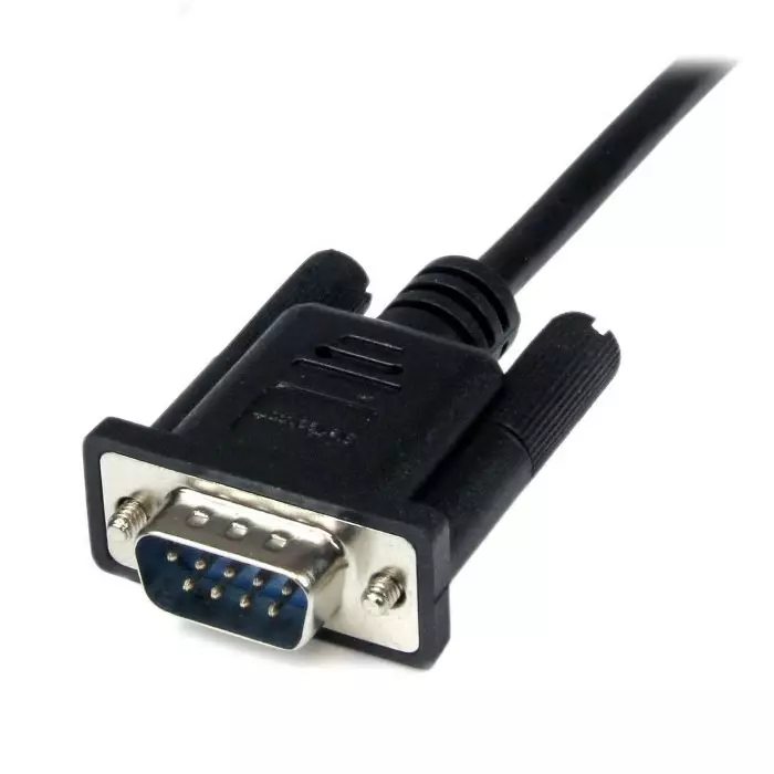 StarTech.com Female 9 Pin D-sub to Male 9 Pin D-sub Serial Cable 1m, SCNM9FM1MBK