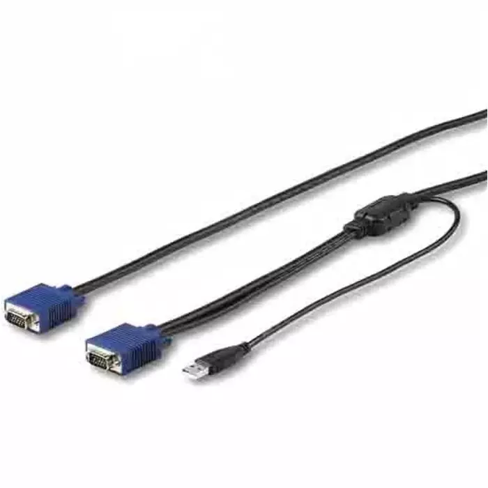 StarTech.com Male VGA to Male USB A VGA KVM Cable 1.8m, RKCONSUV6
