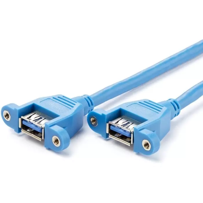 StarTech.com Female 20 Pin IDC to Female USB A Cable 5 Gbps USB 3.0 500mm, USB3SPNLAFHD
