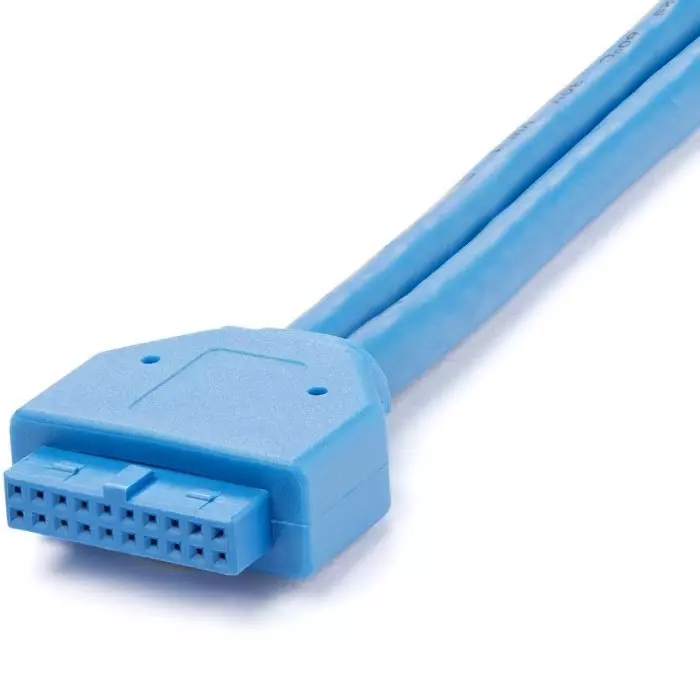 StarTech.com Female 20 Pin IDC to Female USB A Cable 5 Gbps USB 3.0 500mm, USB3SPNLAFHD