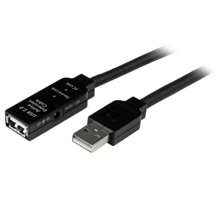 StarTech.com Male USB A to Female USB A Cable 480 Mbps USB 2.0 20 m, USB2AAEXT20M