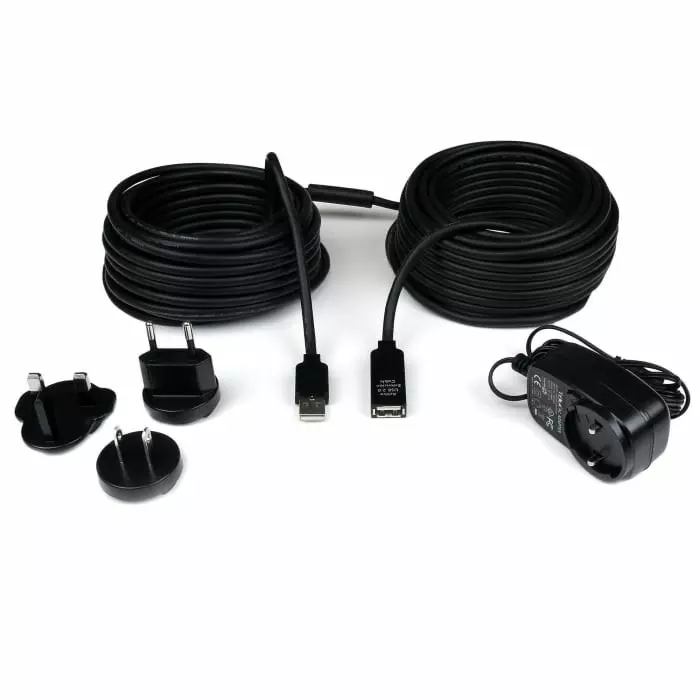 StarTech.com Male USB A to Female USB A Cable 480 Mbps USB 2.0 20 m, USB2AAEXT20M