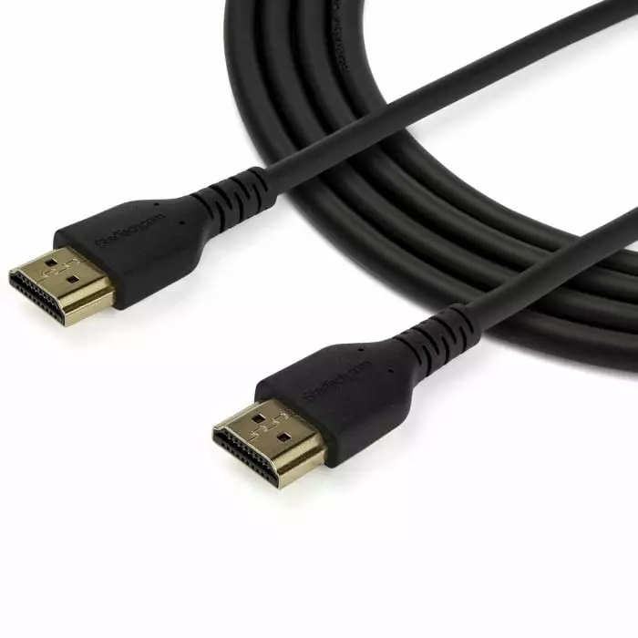 StarTech.com Male HDMI to Male HDMI Cable Premium High Speed 4K @ 60Hz 1 m, RHDMM1MP