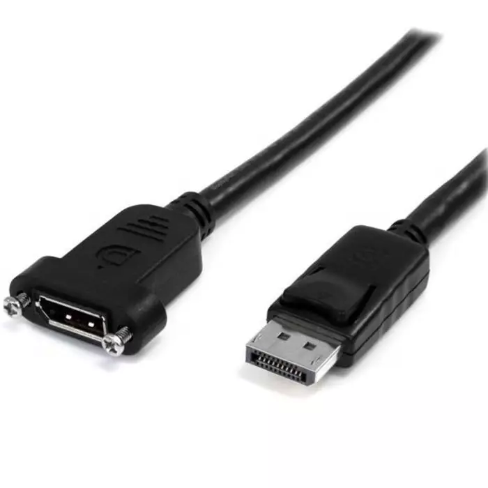 StarTech.com Male DisplayPort to Female DisplayPort Cable PVC 4K @ 60 Hz 1m, DPPNLFM3PW