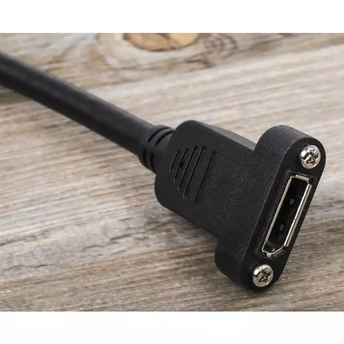 StarTech.com Male DisplayPort to Female DisplayPort Cable PVC 4K @ 60 Hz 1m, DPPNLFM3PW