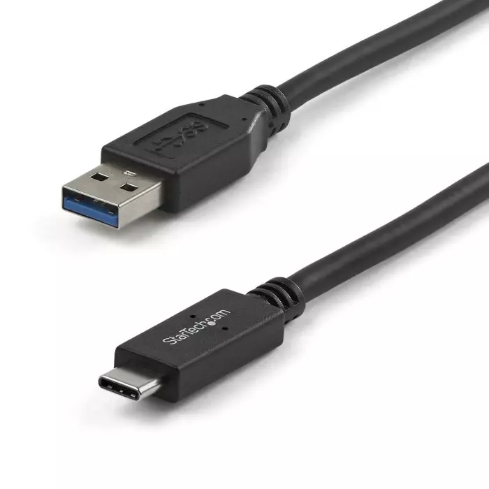 StarTech.com Male USB A to Male USB C Cable 10 Gbps USB 3.1 1m, USB31AC1M