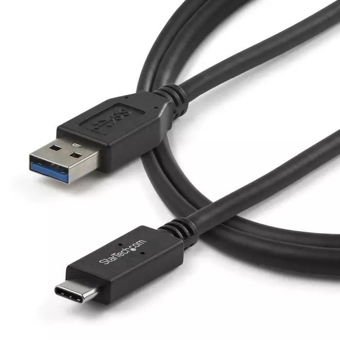 StarTech.com Male USB A to Male USB C Cable 10 Gbps USB 3.1 1m, USB31AC1M