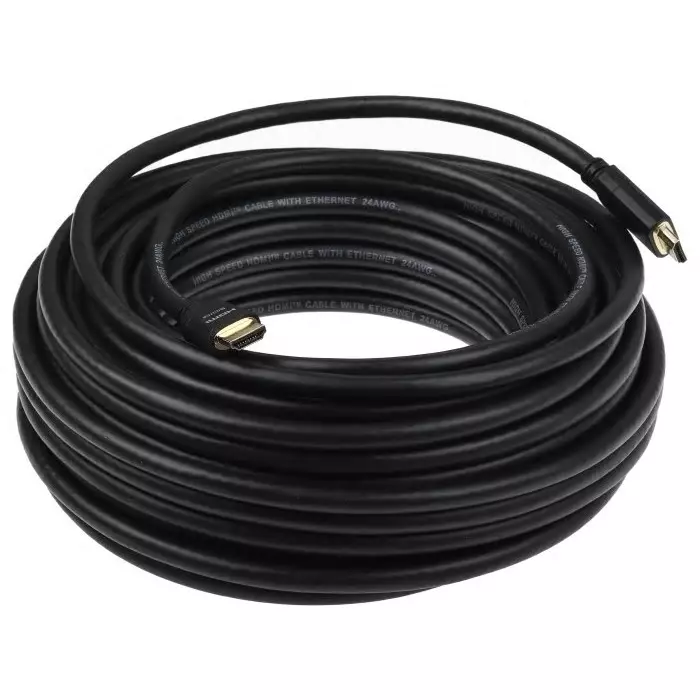 StarTech.com Male HDMI to Male HDMI Cable High Speed 4K @ 30Hz 20 m, HDMM20MA