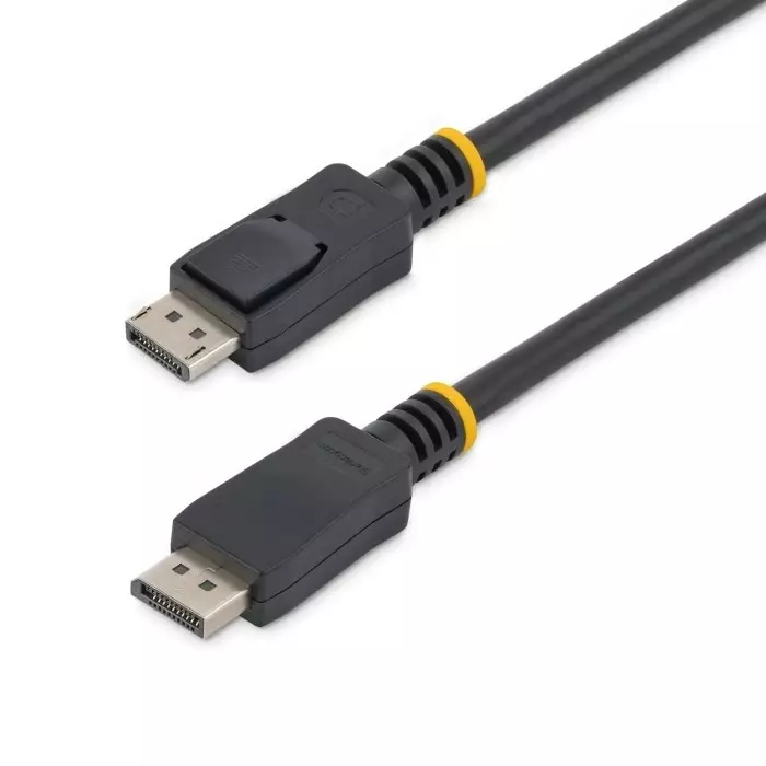 StarTech.com Male DisplayPort to Male DisplayPort Cable PVC 4K @ 60 Hz 500mm, DISPL50CM