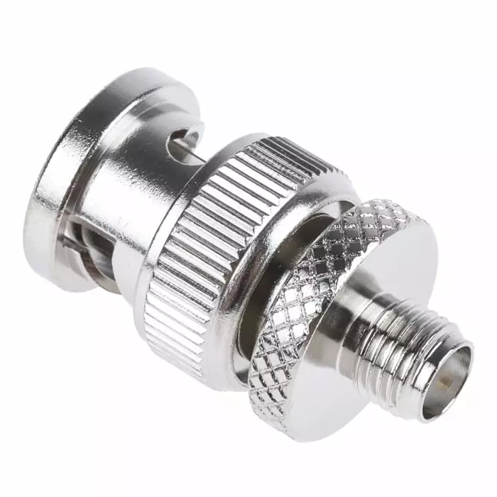Telegartner Straight 50 Ω RF Adapter BNC Plug to SMA Socket 4 GHz, J01008A0017