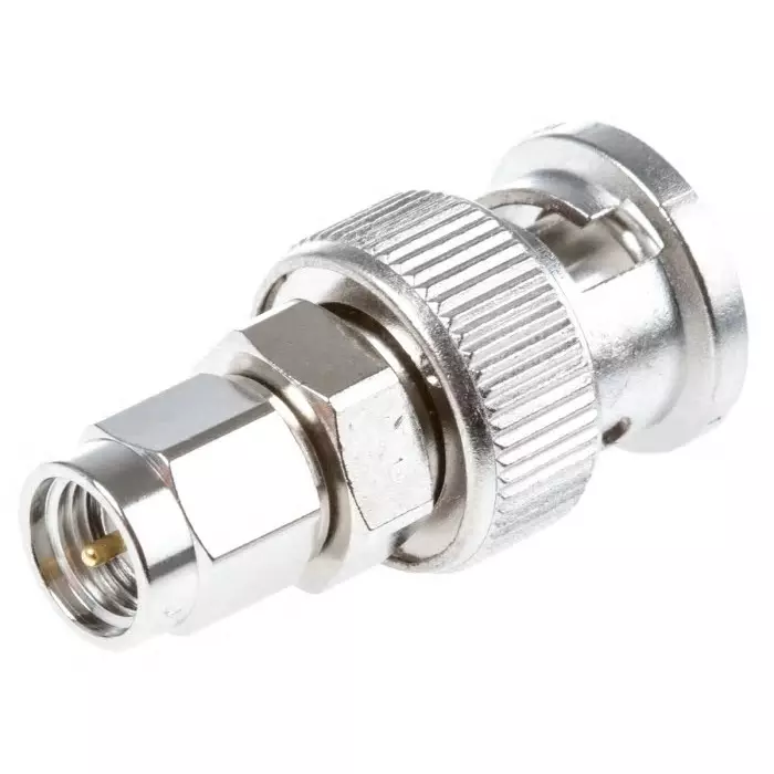 Telegartner Straight RF Adapter BNC Plug to SMA Plug 4 GHz, J01008A0018