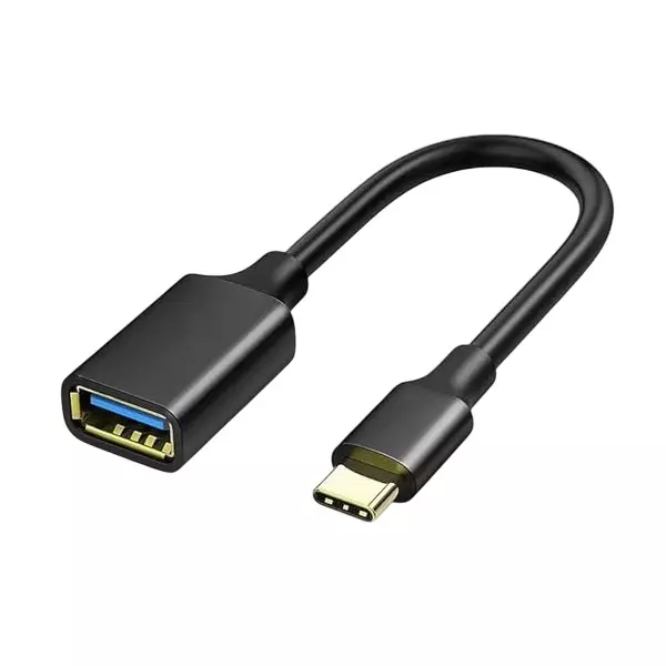 Mak World Type C OTG Cable USB C Male to USB 3.0 A Female Black Color for MacBook Pro 2019 2018 Samsung Galaxy S10 S9 S8