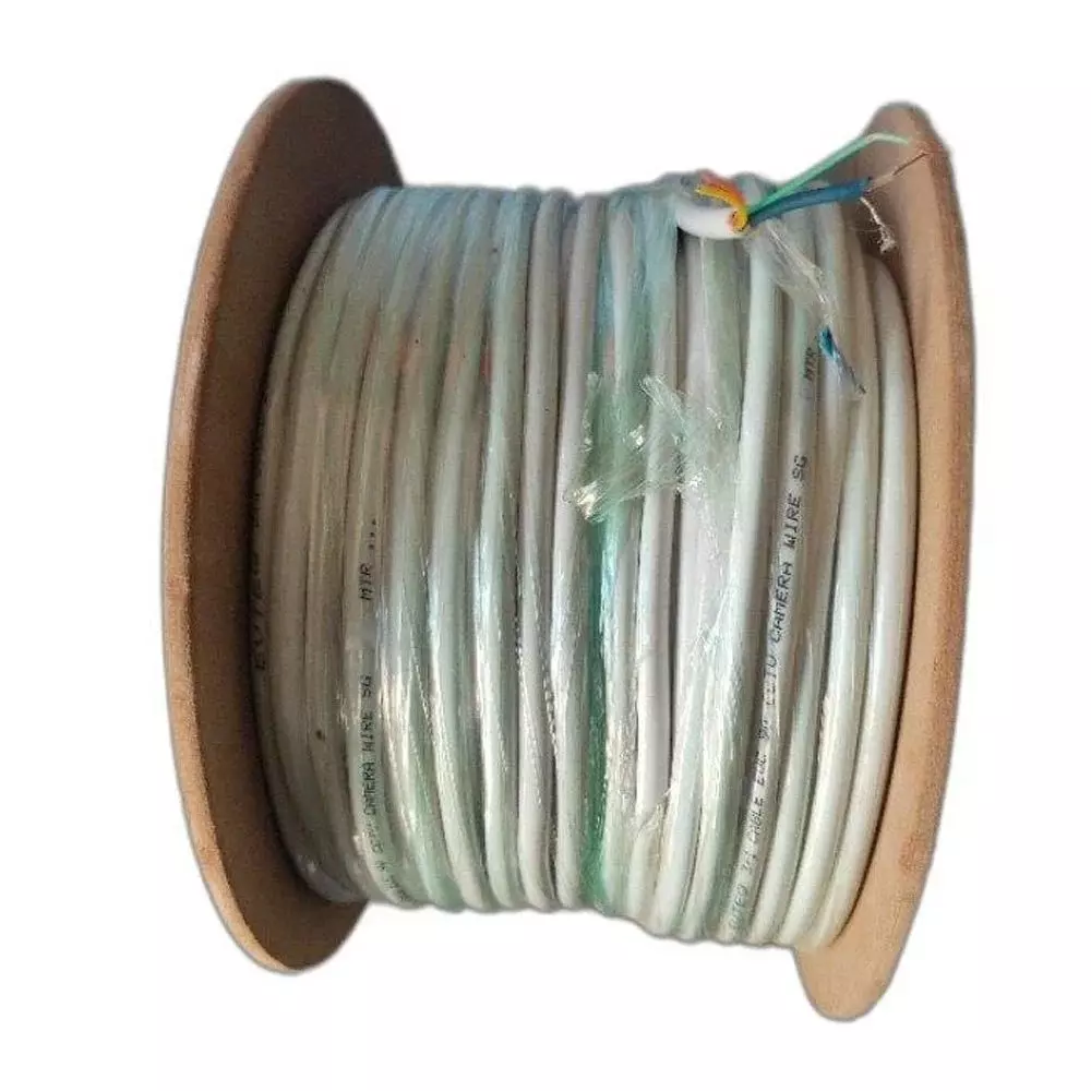 EVTeq CCA CAT6 Ethernet Cable 0.51 Guage LDPE PVC Single Jacket 305 m Drum Packing White for Outdoor Use, EV-EC6-A-305YOV