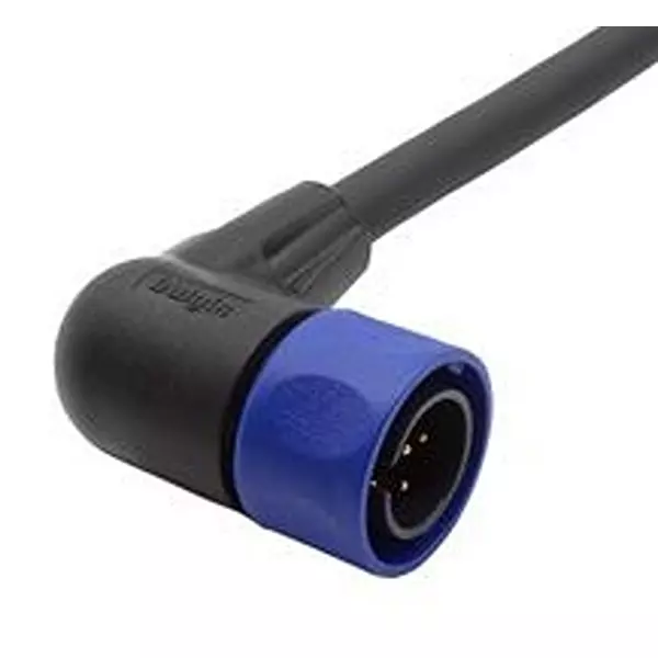 BULGIN LIMITED Cir Cable, 3P R/A Plug-Free End, 6.6Ft, PXP4002/002/03P.