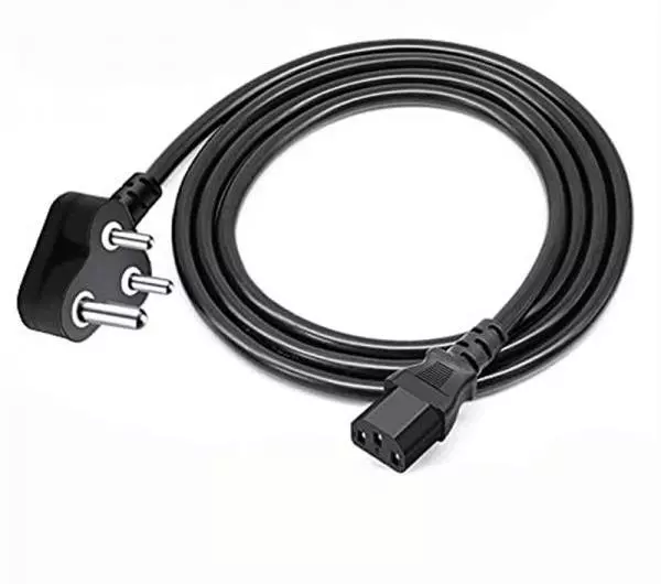 PremiumAV Computer Power Cable Cord 3 m Length Black for Desktops, Printers & Monitor SMPS IEC, MST-3154